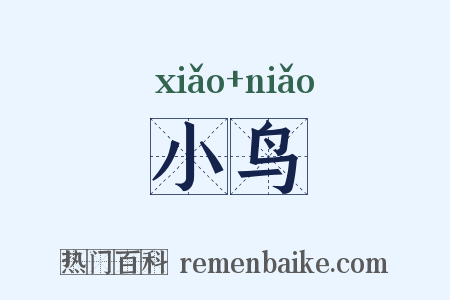 小鸟是什么意思的图片